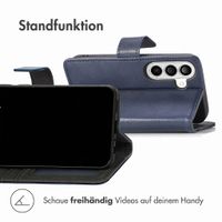 imoshion Luxuriöse Klapphülle Samsung Galaxy A27 (5G) - Dunkelblau