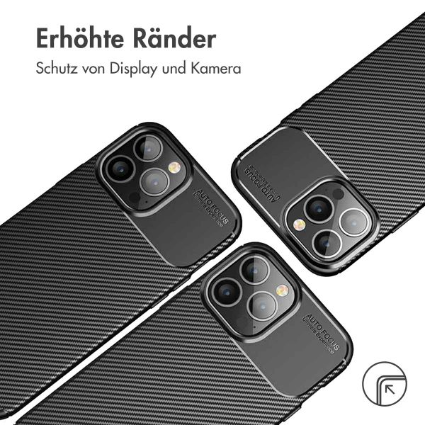 imoshion Carbon-Hülle für das iPhone 13 Pro Max - Schwarz