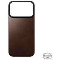 Nomad Magnetic Leather Backside Apple iPhone 18 Pro / 17 Pro - Rustic Brown