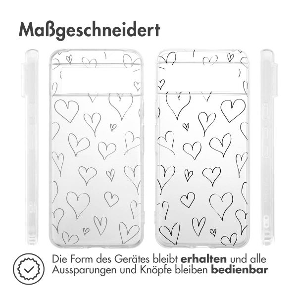 imoshion Design Hülle für das Google Pixel 8 - Hearts