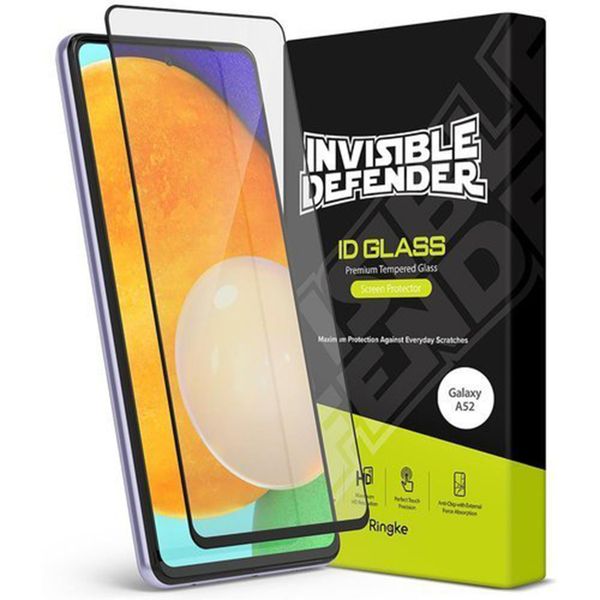 Ringke ID Glass Screen Protector für das Samsung Galaxy A52(s) (5G/4G) / A53 - Schwarz