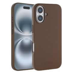 Accezz MagSafe Leather Backcover Apple iPhone 16 - Kaffeebraun
