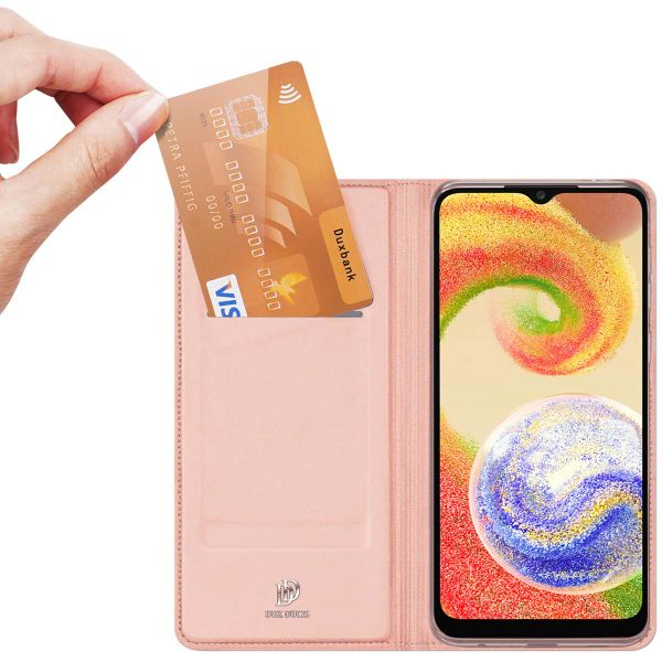 Dux Ducis Slim TPU Klapphülle für das Samsung Galaxy A04 - Rose Gold