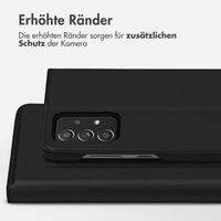 Accezz Premium Leather Slim Klapphülle Samsung Galaxy A52(s) (5G/4G) - Schwarz
