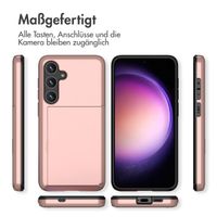 imoshion Backcover mit Kartenfach Samsung Galaxy S24 Plus - Rosé gold