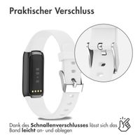 imoshion Silikonband für das  Fitbit Luxe - Weiß