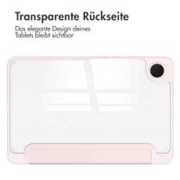 imoshion Trifold Hardcase Klapphülle Samsung Galaxy Tab A9 8.7 Zoll - Rosa