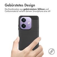 imoshion Brushed Back Cover für das Oppo A40 4G / Oppo A40M 4G - Schwarz