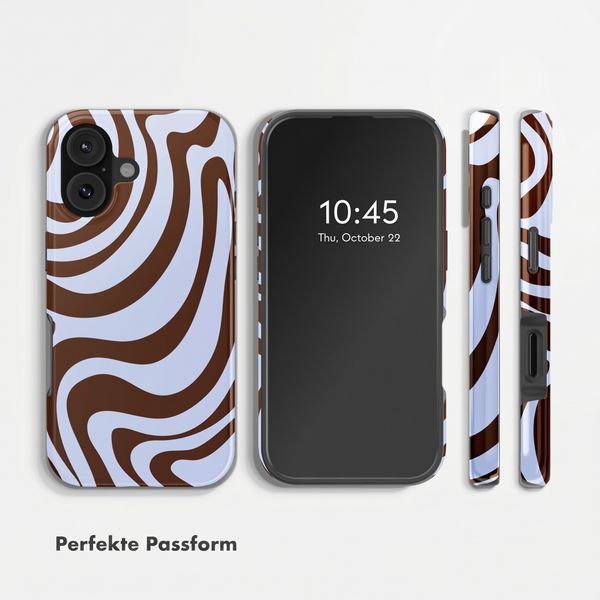 Selencia Vivid Rückabdeckung mit MagSafe Apple iPhone 16 - Dream Swirl Chocolate