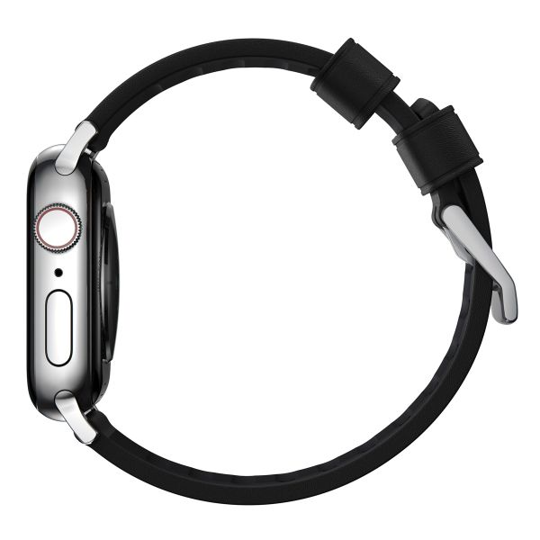 Nomad Active Pro Armband für das  Apple Watch Series 1 t/m 11 / SE / Ultra (44/45/46/49 mm) - Black / Silver