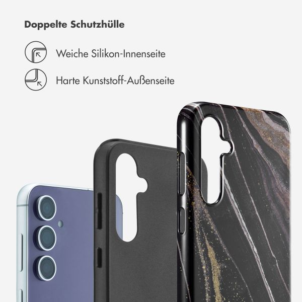 Selencia Vivid Back Cover Samsung Galaxy S23 FE - Chic Marble