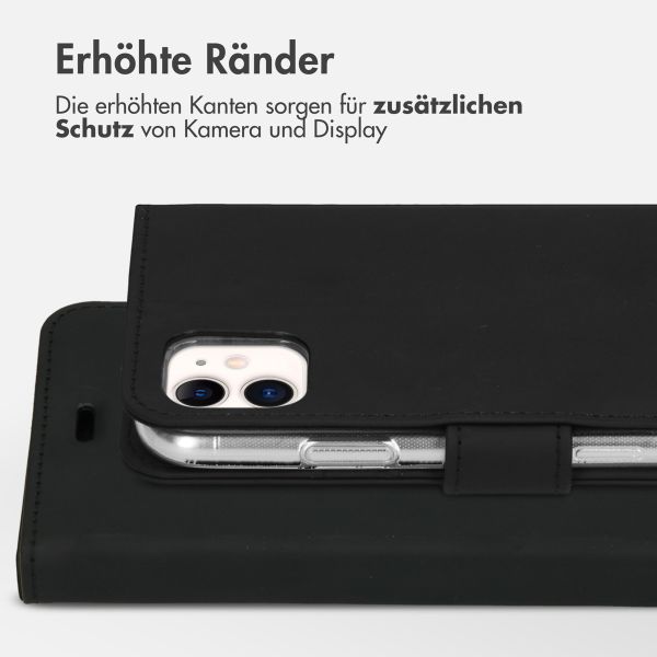 Accezz Wallet TPU Klapphülle Apple iPhone 11 - Schwarz
