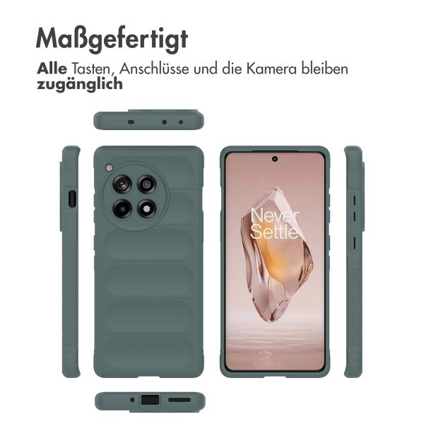 imoshion EasyGrip Back Cover für das OnePlus 12R - Dunkelgrün