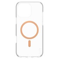 CARE by PanzerGlass Urban Combat Case MagSafe für das iPhone 16 Pro Max - Transparent / Peach