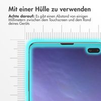 Accezz Full Cover Screen Protector aus gehärtetem Glas Samsung Galaxy S10 Plus