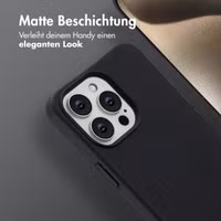imoshion Color Backcover mit abnehmbarem Handykette und MagSafe Apple iPhone 15 Pro Max - Schwarz