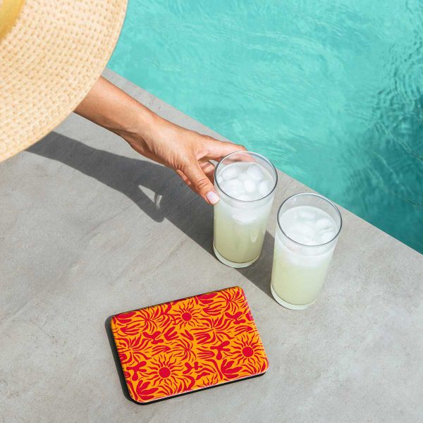 Selencia Vivid Klapphülle Kobo Clara Colour / Clara BW - Tropical Vibes Apricot