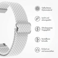 imoshion Gewebtes Nylonarmband - Universeller 20-mm-Anschluss - Weiß