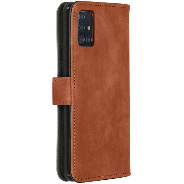 imoshion Luxuriöse Klapphülle Samsung Galaxy A51 - Braun