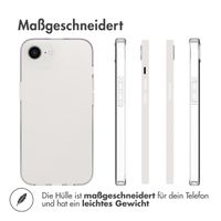 Accezz TPU Clear Cover für das iPhone SE 4 - Transparent