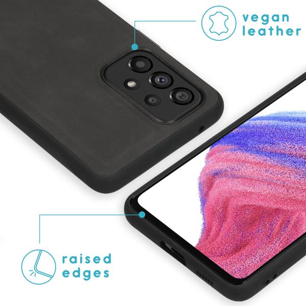 imoshion Entfernbare 2-1 Luxus Klapphülle Samsung Galaxy A53 - Schwarz