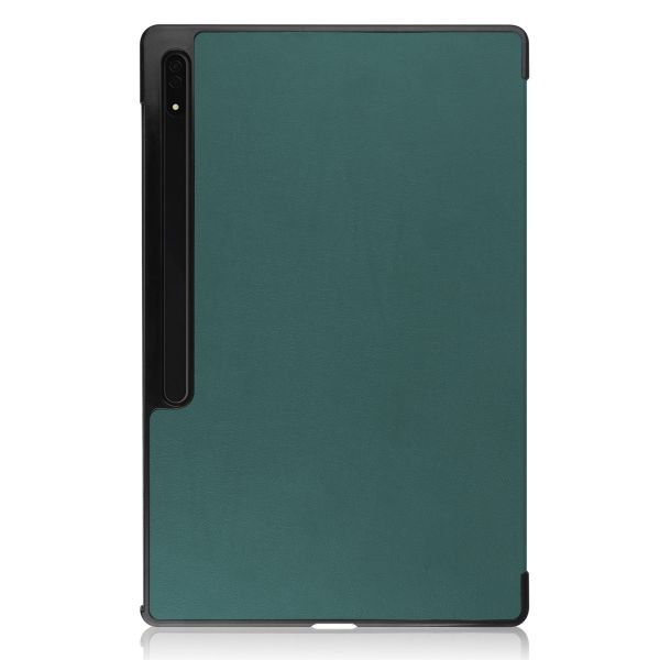 imoshion Trifold Klapphülle Galaxy Tab S8 Ultra - Dunkelgrün