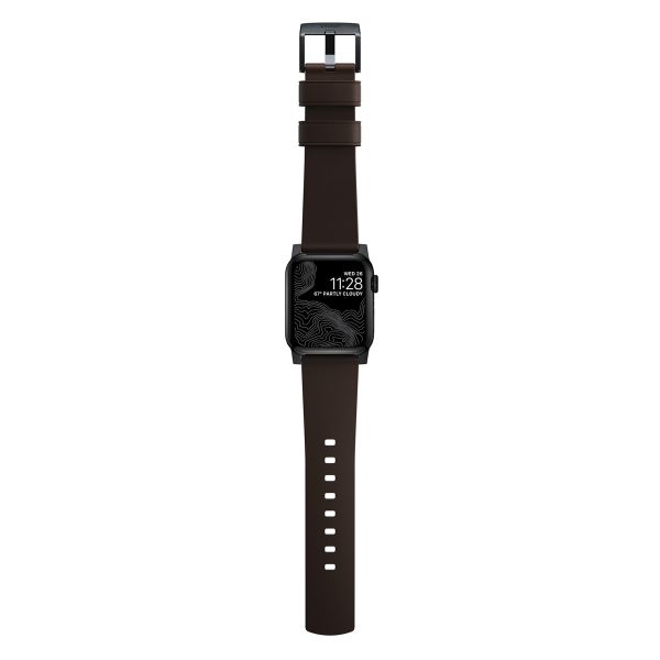 Nomad Active Pro Armband für das  Apple Watch Series 1 t/m 11 / SE / Ultra (44/45/46/49 mm) - Brown / Black