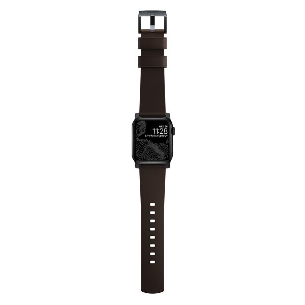 Nomad Active Pro Band für die Apple Watch Series 1 bis 10 / SE / Ultra (2) (44/45/46/49 mm) - Braun/Schwarz