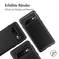 imoshion Carbon-Hülle für das Samsung Galaxy S10 - Schwarz