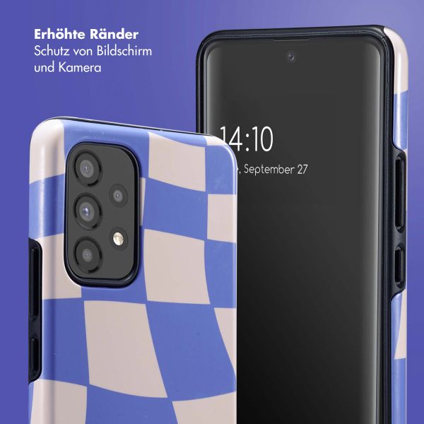 Selencia Vivid Tough Back Cover für das Samsung Galaxy A53 - Groovy Sapphire Blue