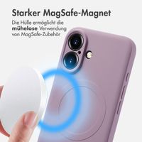 imoshion Color Back Cover mit MagSafe Apple iPhone 16 - Violett