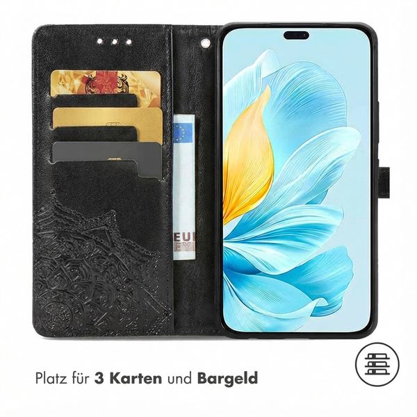 imoshion Mandala Klapphülle Honor 200 Lite - Schwarz