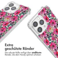 imoshion Design Hülle mit Band Apple iPhone 13 Pro - Flower Water