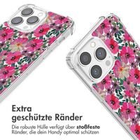 imoshion Design Hülle mit Band für das iPhone 13 Pro - Flower Water