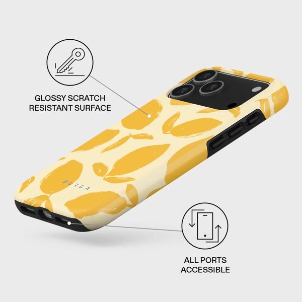 Burga Tough Back Cover MagSafe Apple iPhone 17 Pro Max - Lemon Tart
