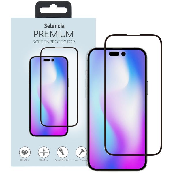 Selencia Premium Screen Protector aus gehärtetem Glas für das iPhone 14 Pro