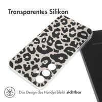 imoshion Design Hülle Samsung Galaxy S23 FE - Leopard Transparent