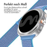 imoshion Nylonarmband für Samsung Galaxy Watch Ultra (2024/2025) - Marine Blue