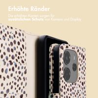 imoshion Design Klapphülle Xiaomi Redmi Note 14 (4G) - Black And White Dots