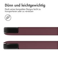 imoshion Trifold Klapphülle Apple iPad 11 (2025) 11 Zoll A16 / iPad 10 (2022) 10.9 Zoll - Bordeaux