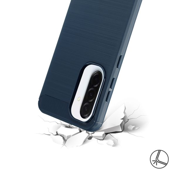 imoshion Brushed Back Cover Samsung Galaxy A37 (5G) - Blau