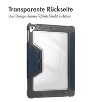 Accezz Rugged Trifold Klapphülle Apple iPad 9 (2021) 10.2 Zoll / iPad 8 (2020) 10.2 Zoll / iPad 7 (2019) 10.2 Zoll - Dunkelblau
