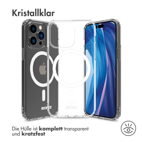 Accezz Clear Backcover mit MagSafe für das Apple iPhone 14 Pro Max - Transparent