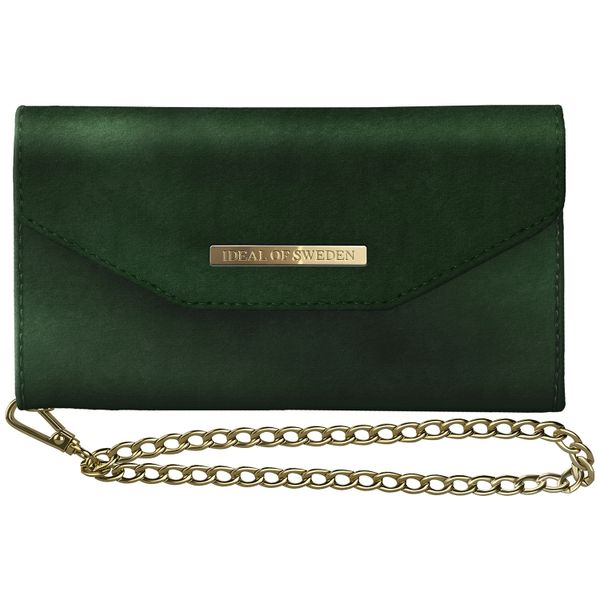 iDeal of Sweden Mayfair Clutch Velvet Grün für das iPhone Xs Max