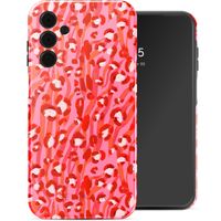 Selencia Vivid Tough Back Cover für das Samsung Galaxy A15 - Wild Spots Lipstick