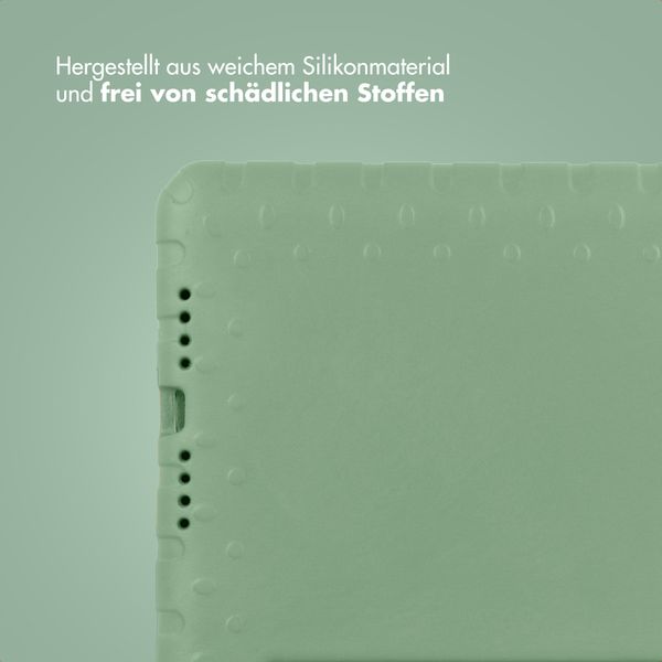imoshion Schutzhülle mit Handgriff kindersicher Apple iPad 9 (2021) 10.2 Zoll / iPad 8 (2020) 10.2 Zoll / iPad 7 (2019) 10.2 Zoll - Olive Green