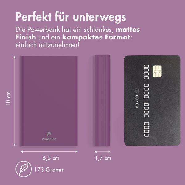 imoshion Ultra Series Powerbank 10.000 mAh - Bordeaux