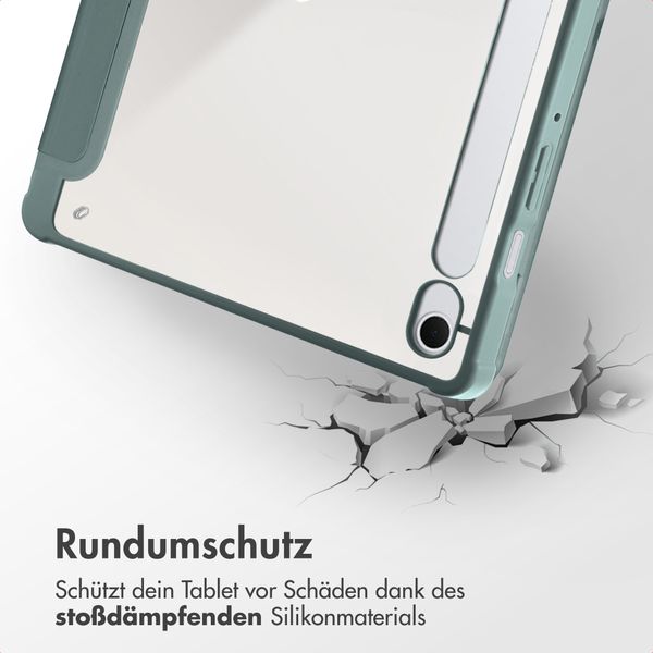 imoshion Origami Klapphülle Samsung Galaxy Tab S9 11.0 Zoll / S10 Lite / S10 FE / S9 FE 10.9 Zoll - Dunkelgrün