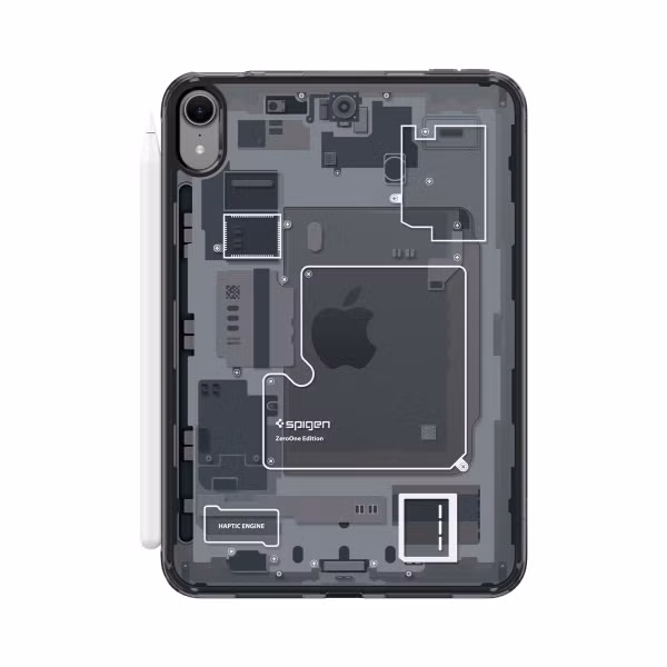 Spigen Ultra Hybrid Zero One für das Apple iPad Mini 7 (2024) / iPad Mini 6 (2021) - Transparent