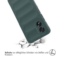 imoshion EasyGrip Back Cover für das Oppo A18 / Oppo A38 - Dunkelgrün